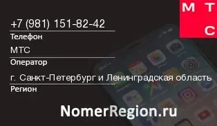 Кто звонил с 9811518242 - регион и оператор
